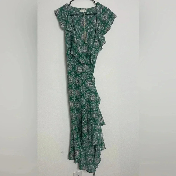 NWT | Max Studio | Wrap Ruffle Hem Dress | Sz XL - Picture 5 of 9